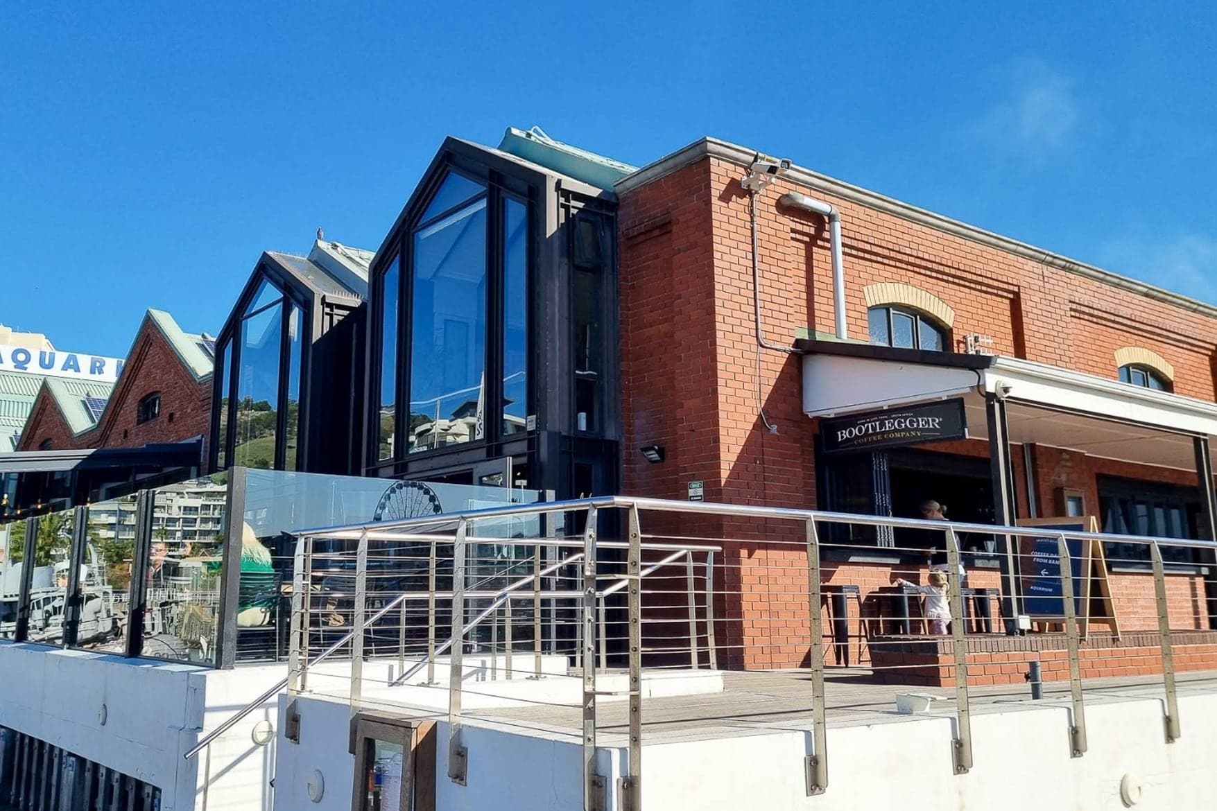 A waterfront café in Cape Town, one of the buildings on the register